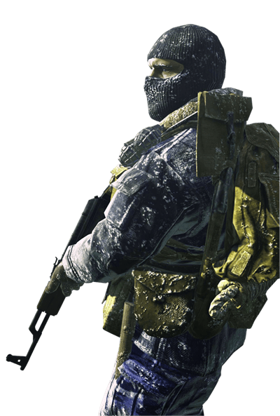 Un soldat dans le jeu Call Of Duty